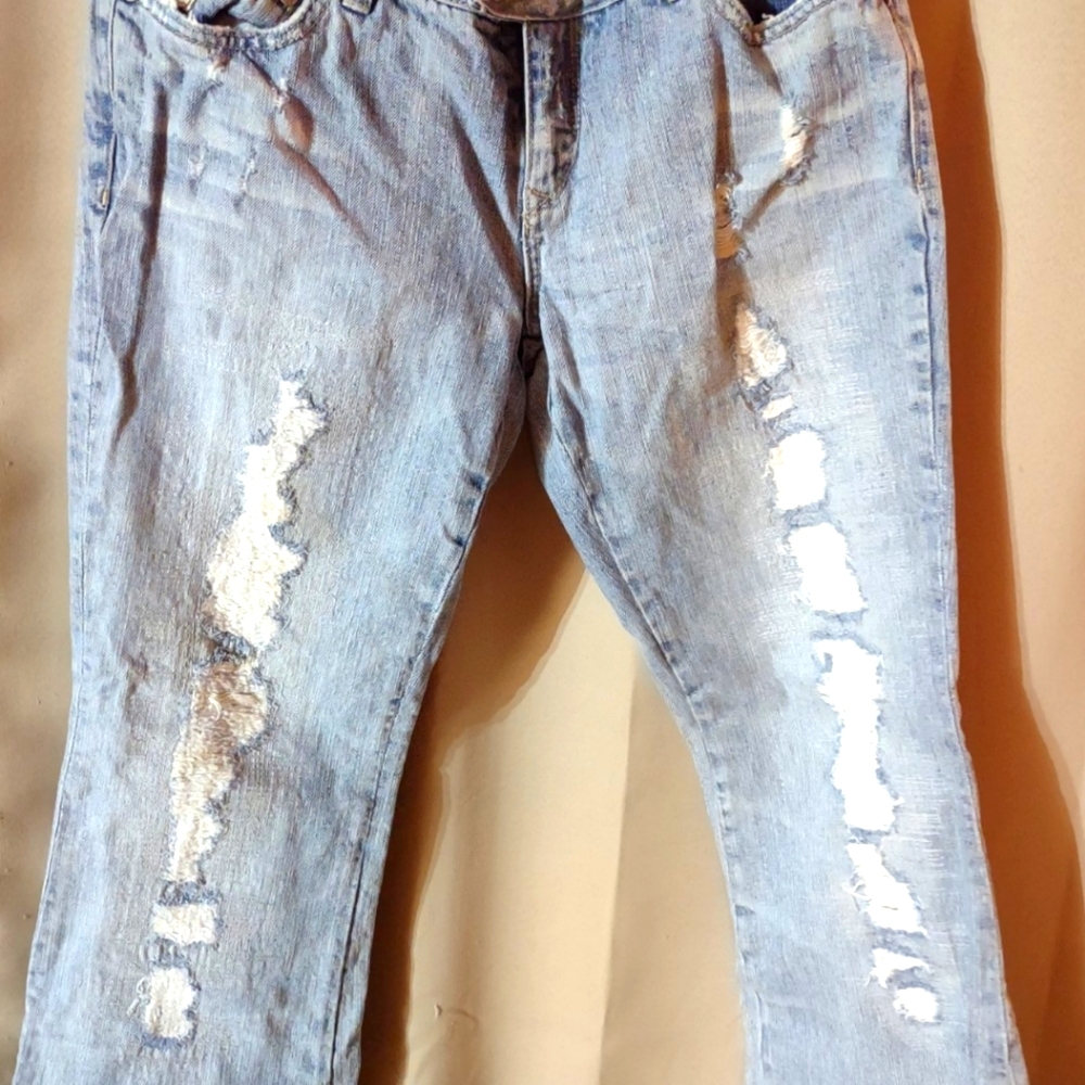 Womens Vintage Parasuco Low Rise Bootleg Jeans sz 31